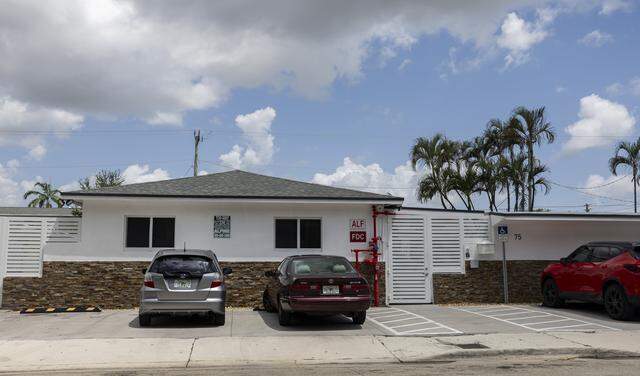 A general view of Villa Rosa III, an assisted living facility, located at 75 East 7th Street, on Thursday, Aug. 28, 2025, in Hialeah, Fla.