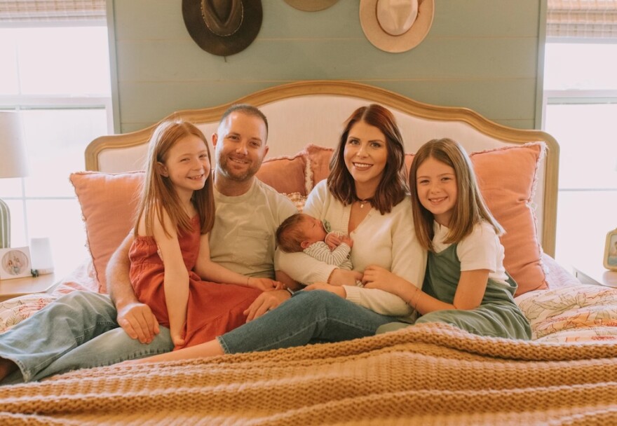 Carla and Mitch Meredith and their three children;