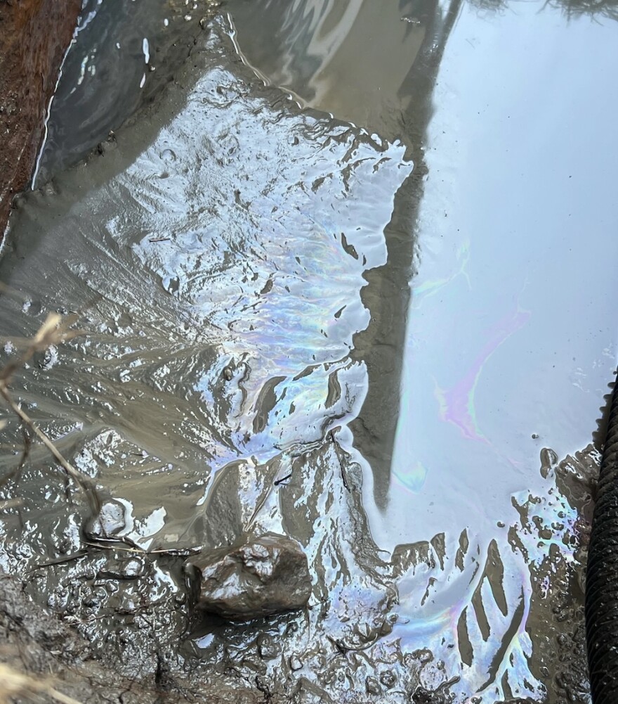 A dark liquid poured into Meredith's home last fall.