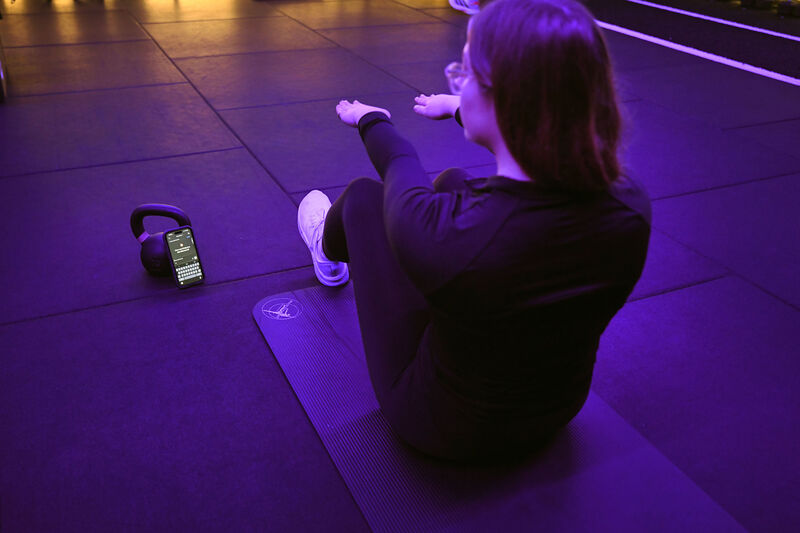     Nicole Glennon uses a chatbot to stay healthy Photo: Moya Nolan