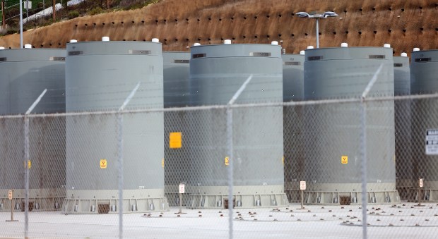 Spent fuel rod storage area at the Diablo Canyon power plant on Monday, February. September 9, 2026 in San Luis Obispo, California (Aric Crabb/Bay Area News Group)