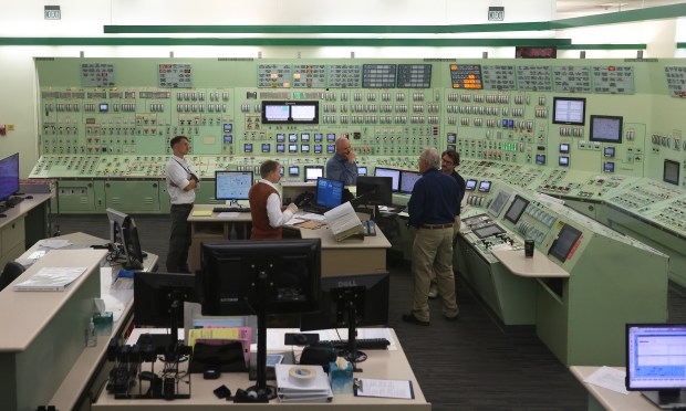 Operators train in a simulator at the Diablo Canyon power plant on Monday, February. September 9, 2026 in San Luis Obispo, California (Aric Crabb/Bay Area News Group)