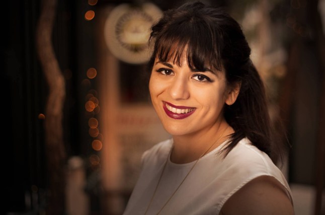 Dimitra Staikou smiles straight into the camera