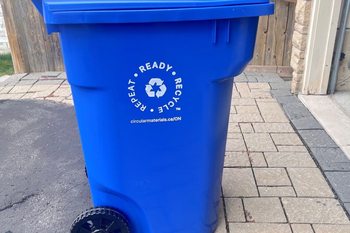 Orillia has been moved to a recycling cart, collected every other week.